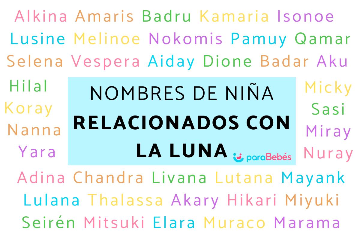Nombres relacionados con la luna para niñas