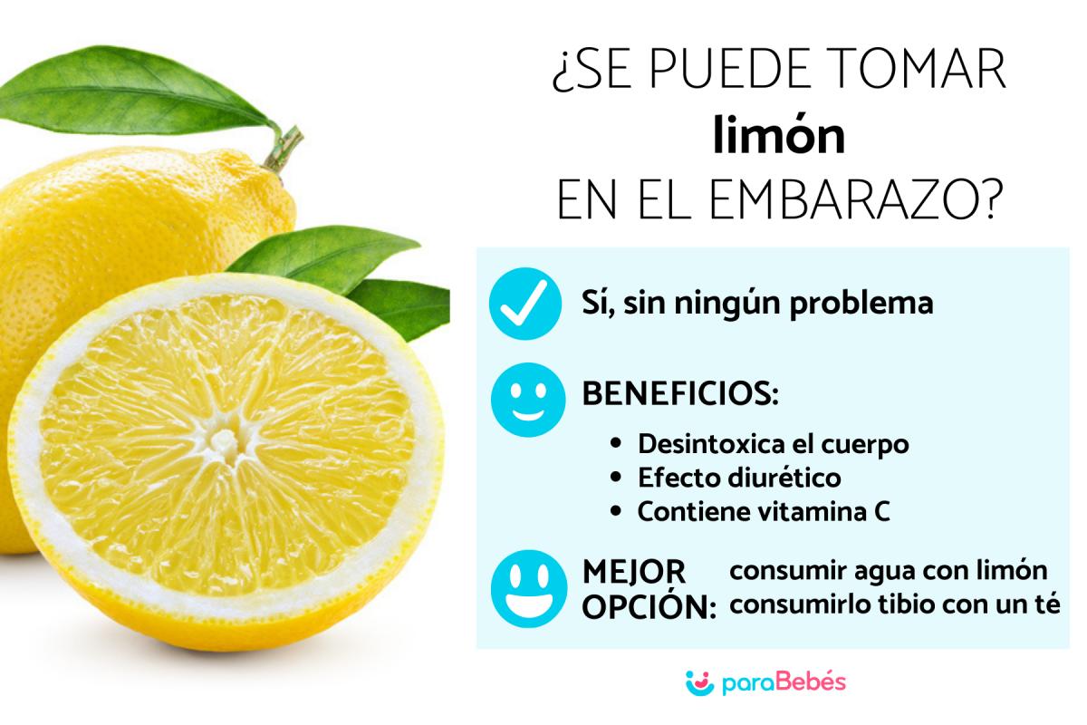 ¿Es malo comer limón en el embarazo?