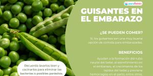 Guisantes en el embarazo: beneficios y cómo cocinarlos