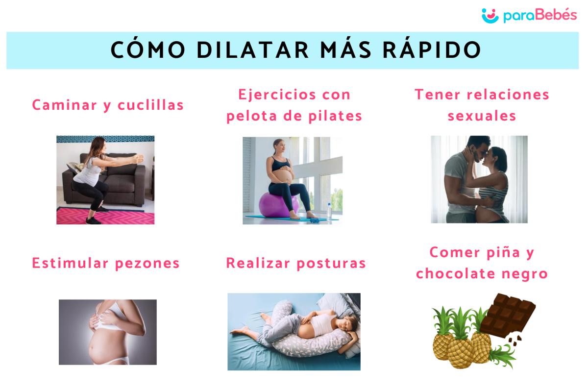 Cómo dilatar más rápido en el parto