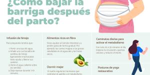 Remedios caseros para bajar la barriga después del parto