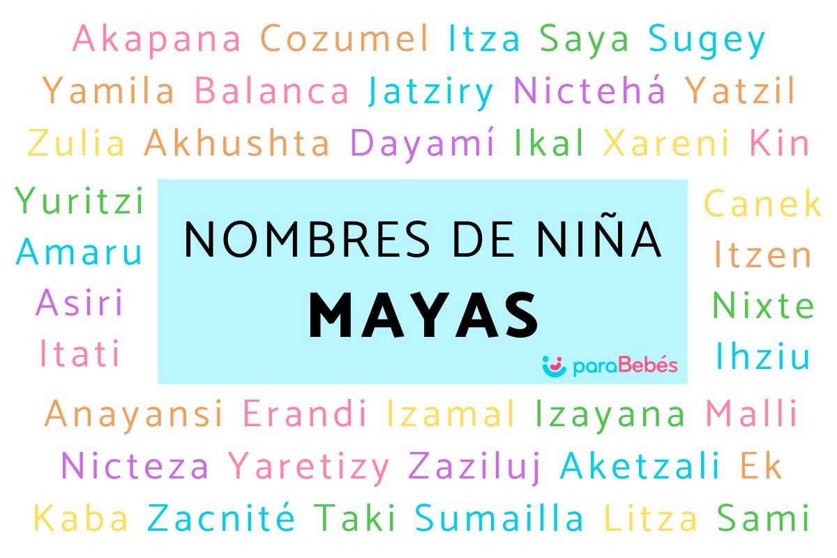 Nombres de niña mayas
