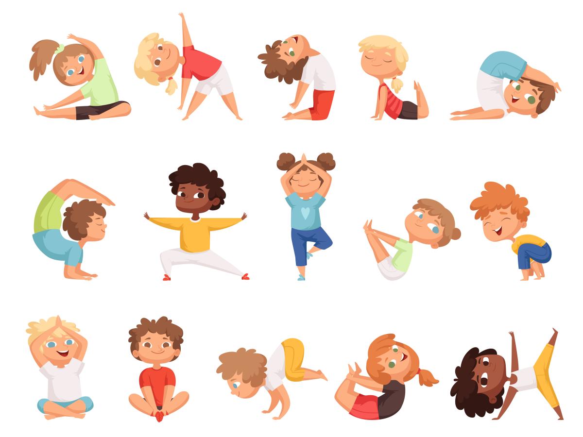 Posturas de yoga para niños