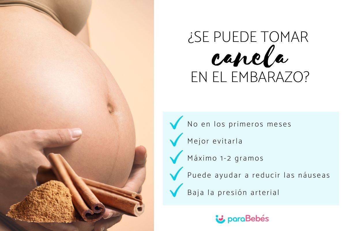 ¿Se puede tomar canela en el embarazo?