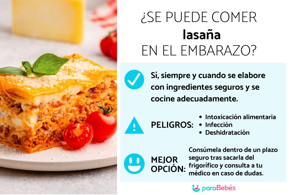 ¿Puedo comer lasaña en el embarazo?