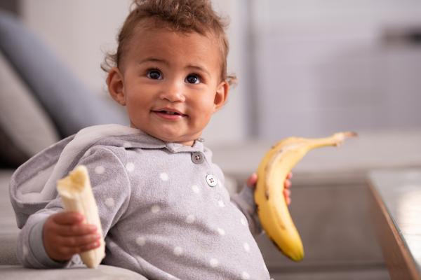 Tabla de introducción de alimentos BLW - El plátano (banana)