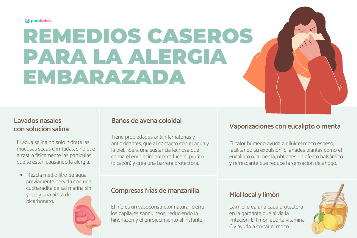 Remedios caseros para la alergia en el embarazo