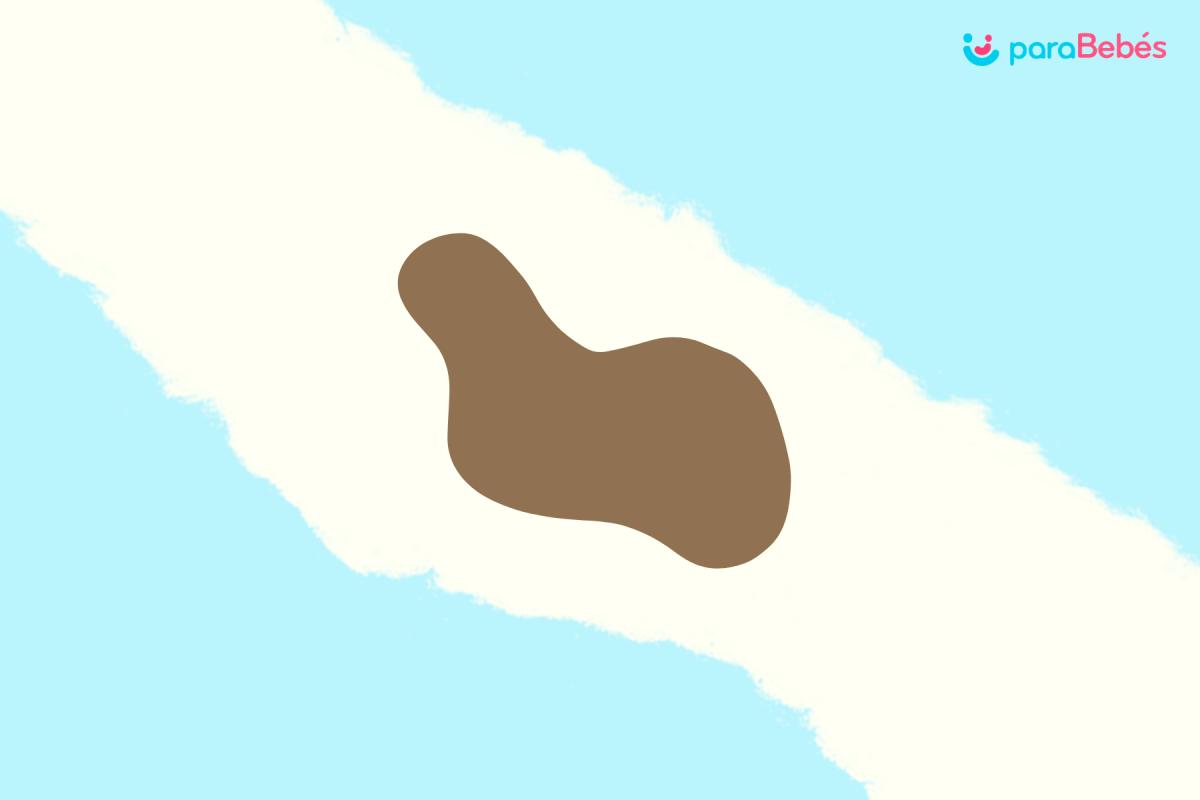 ¿El tapón mucoso puede ser de color marrón?