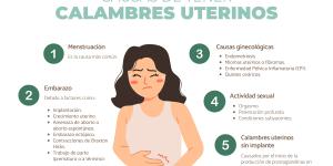Calambres uterinos: causas, síntomas y tratamiento