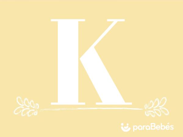 Nombres de niño con la letra K