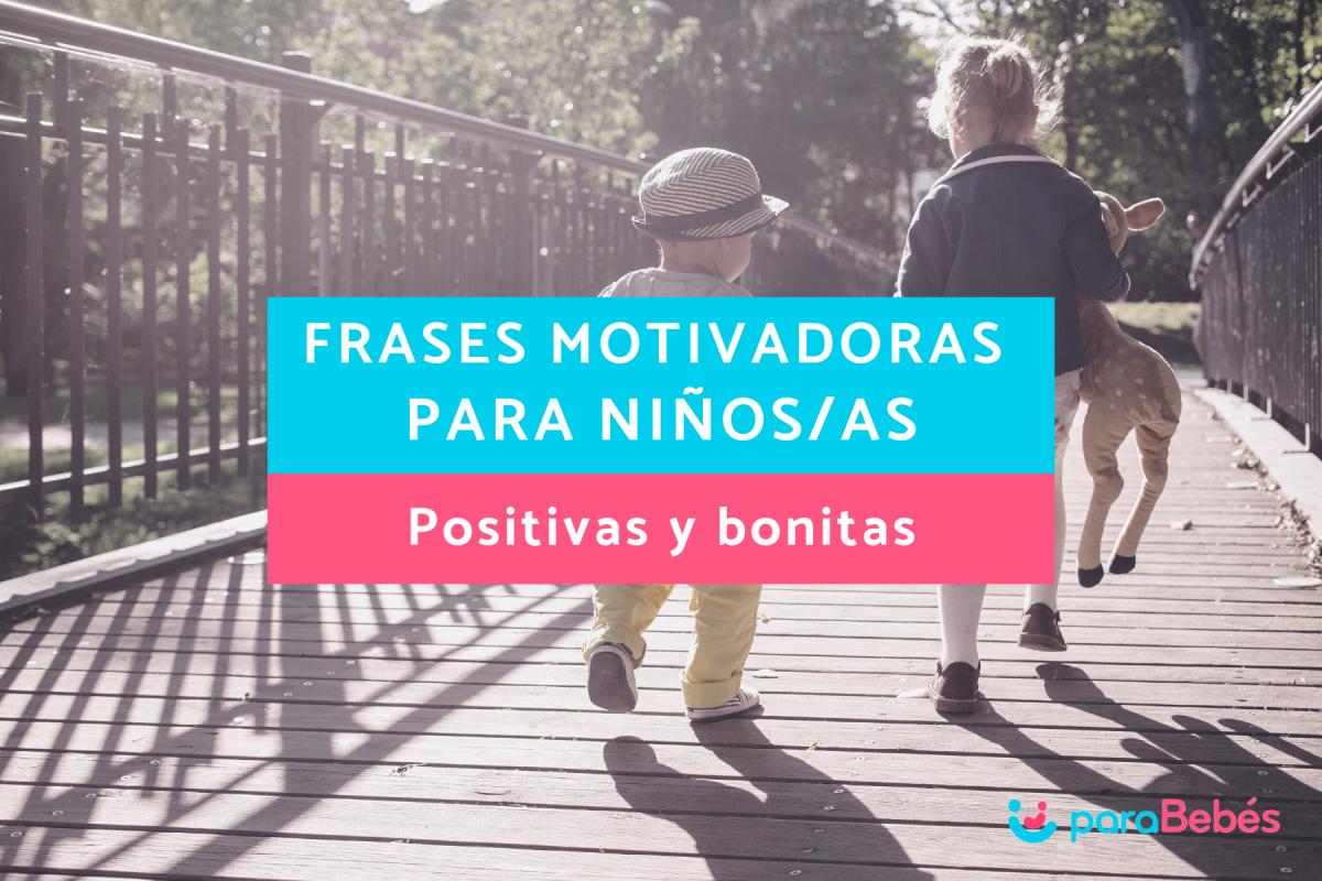 Frases motivadoras para niños/as