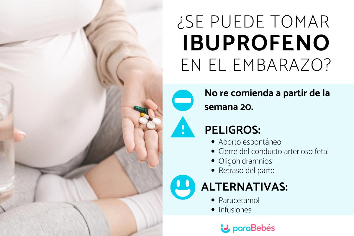 ¿Se puede tomar ibuprofeno en el embarazo?