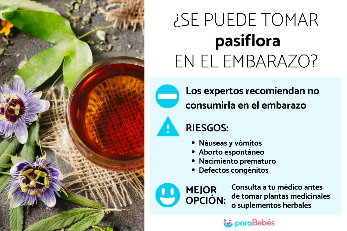 ¿Puedo tomar pasiflora en el embarazo?