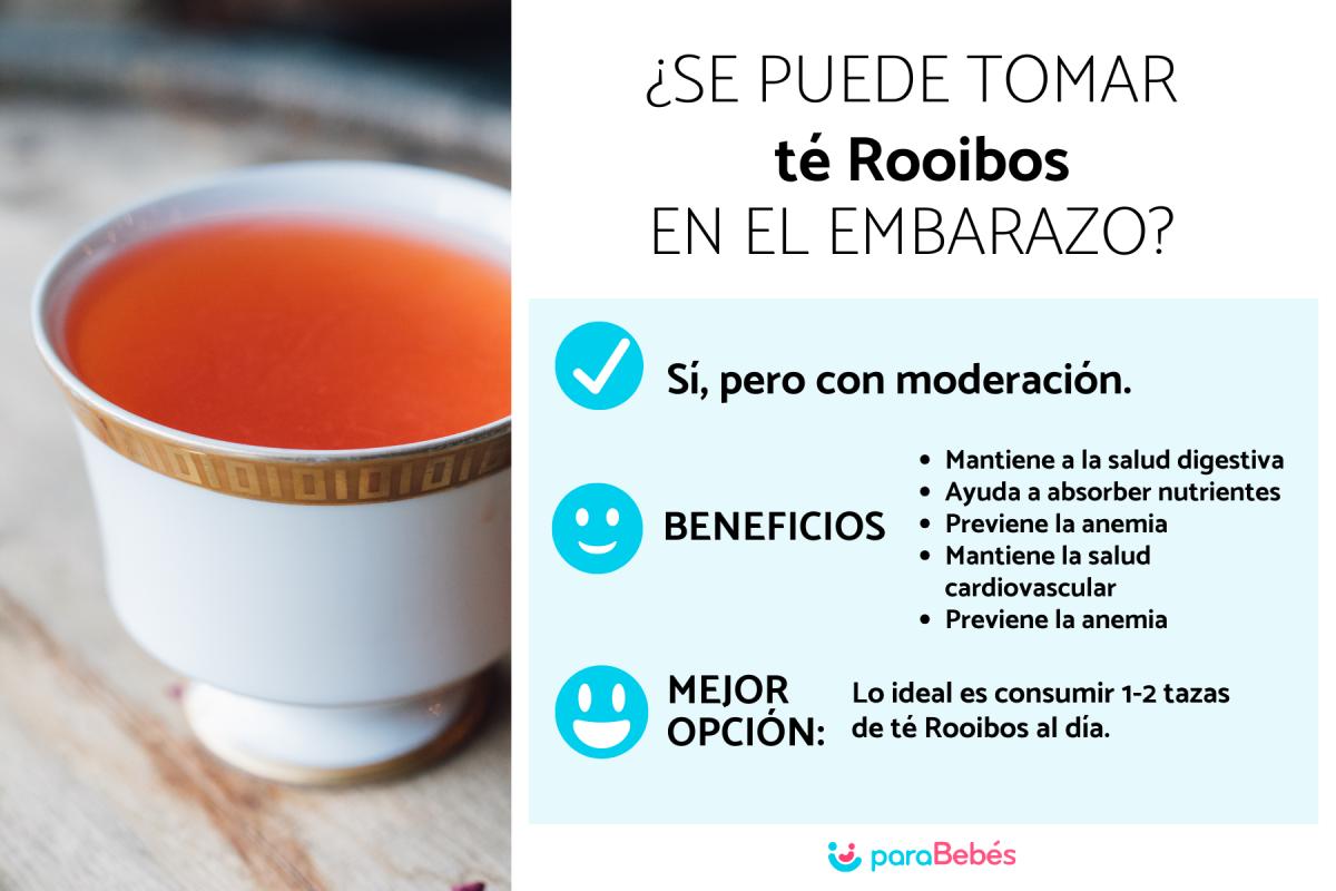 ¿Puedo tomar té Rooibos en el embarazo?