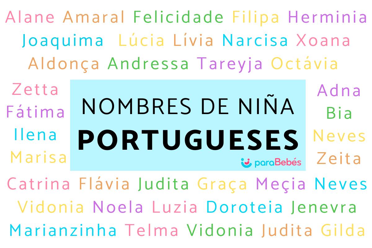 Nombres de niñas portugueses
