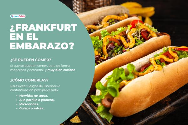 ¿Puede una embarazada comer salchichas de Frankfurt?