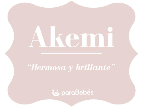 Significado del nombre Akemi