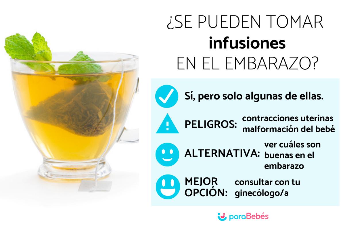 ¿Se pueden tomar infusiones en el embarazo?