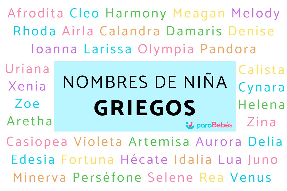 Nombres griegos para niña