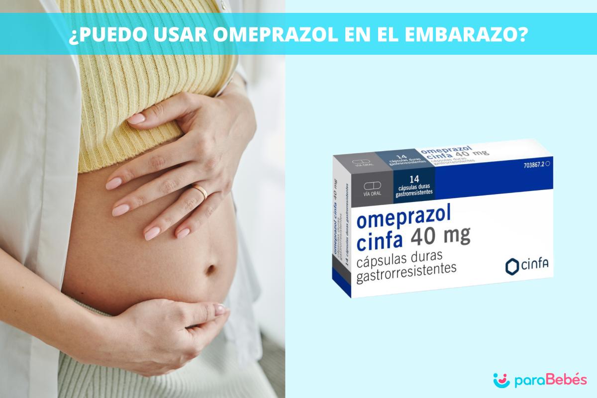 ¿Puedo tomar omeprazol si estoy embarazada?