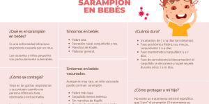 Sarampión en bebés: síntomas y tratamiento