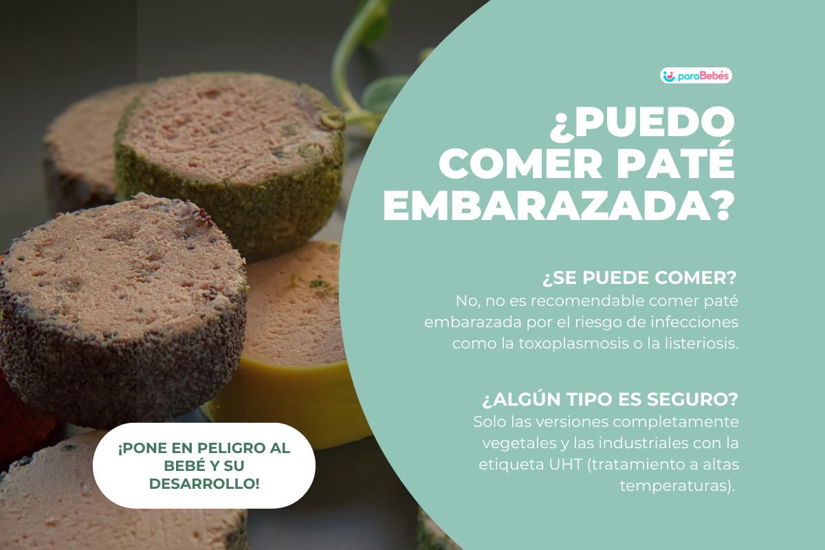 ¿Se puede comer paté en el embarazo?