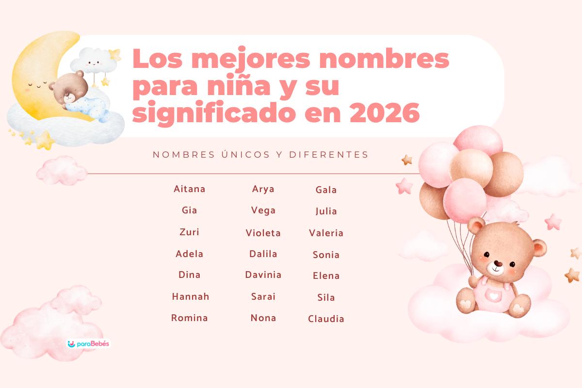 Los mejores nombres de niña y su significado en 2026