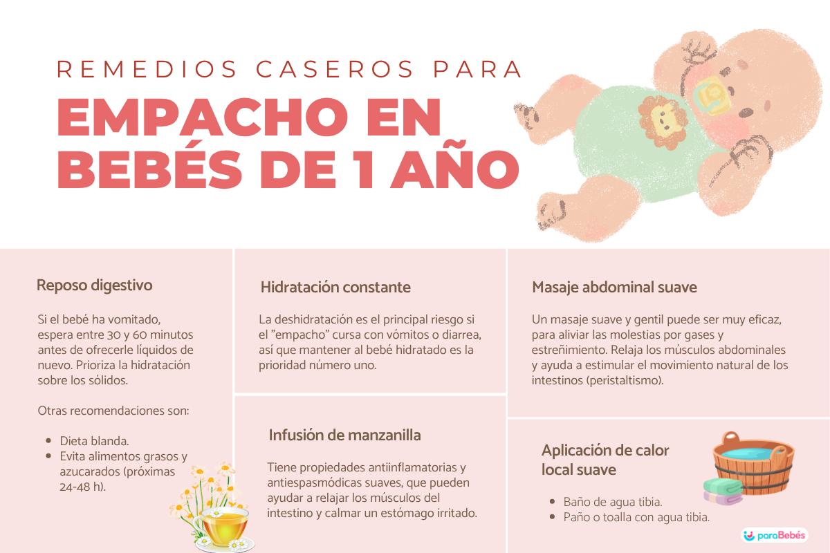 Remedios caseros para el empacho en bebés de 1 año