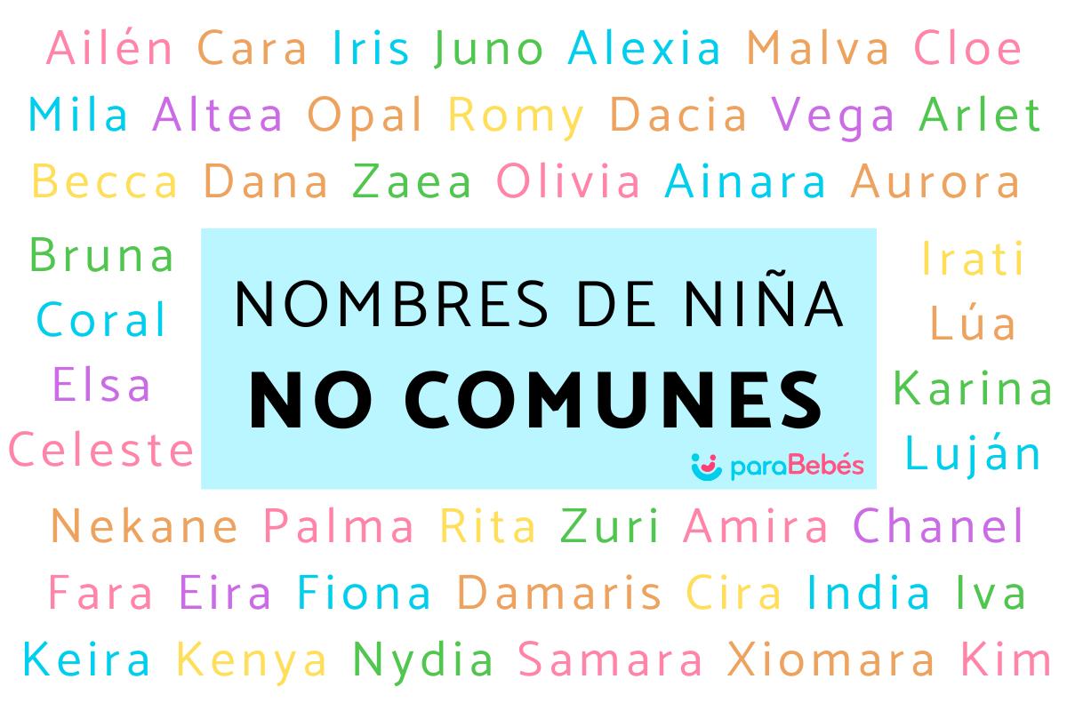 +200 Nombres de niñas no comunes ¡Los más bonitos y modernos!