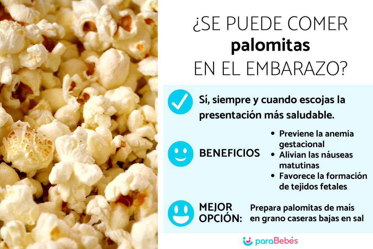 ¿Puedo comer palomitas en el embarazo?