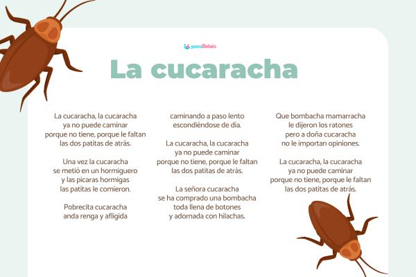 Canciones infantiles populares - La cucaracha 
