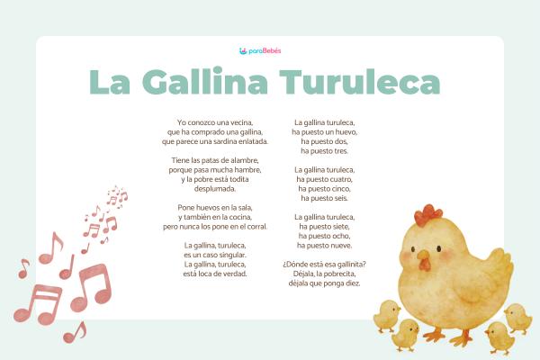 Canciones infantiles populares - La Gallina Turuleca 