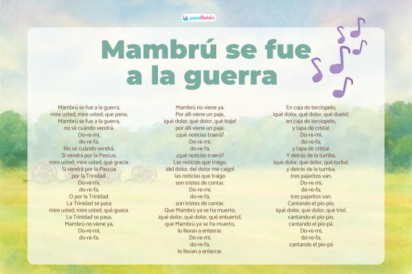 Canciones infantiles populares - Mambrú se fue a la guerra 