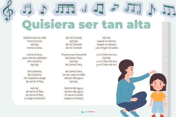Canciones infantiles populares - Quisiera ser tan alta 