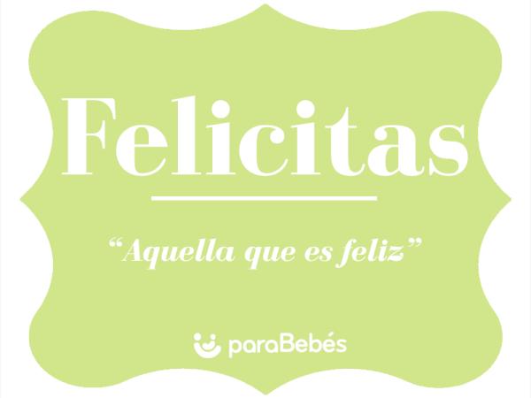 Significado del nombre Felicitas