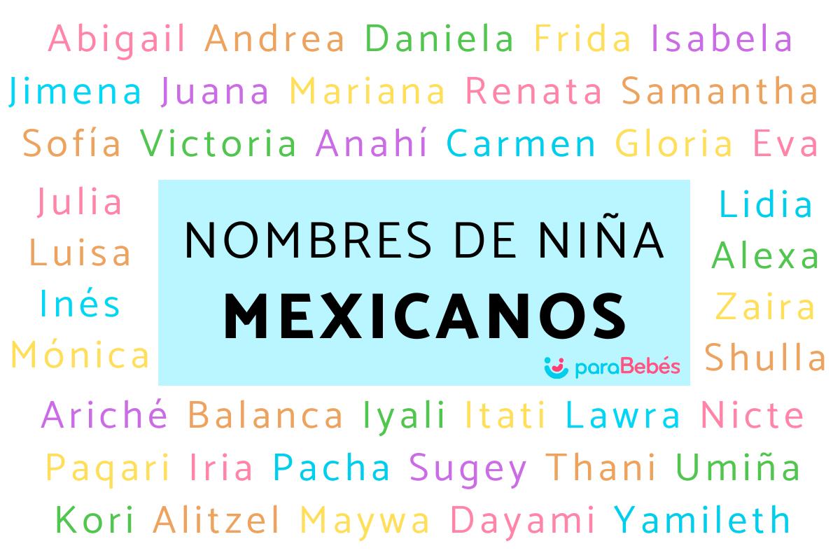 Nombres de niña mexicanos