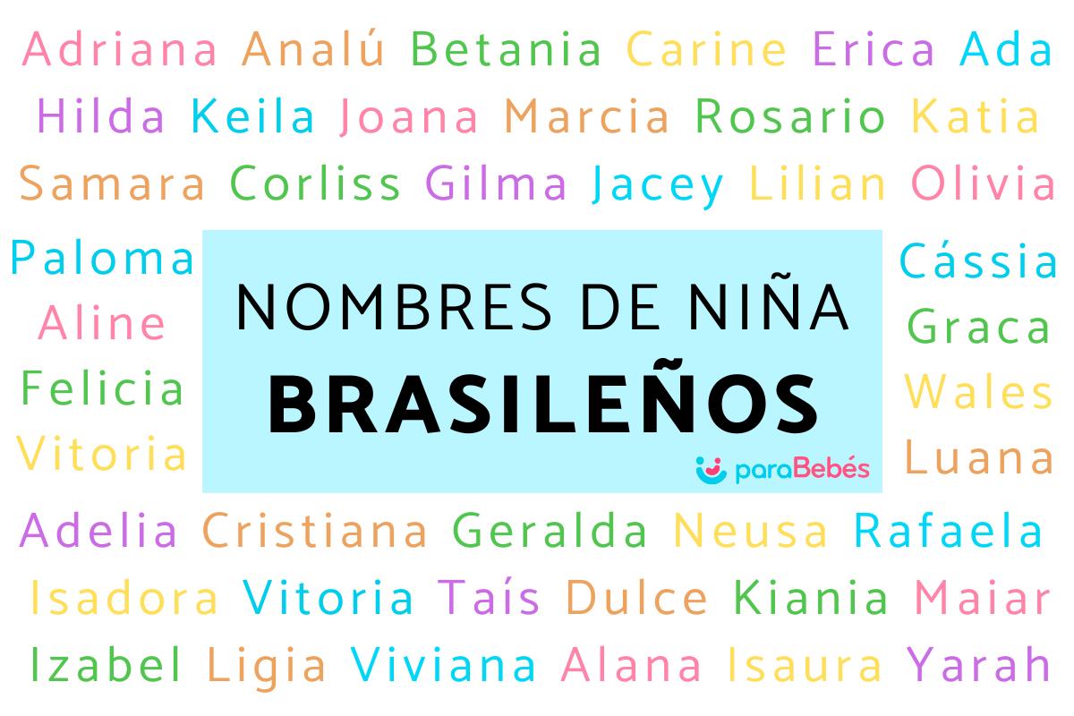 Nombres de niña brasileños