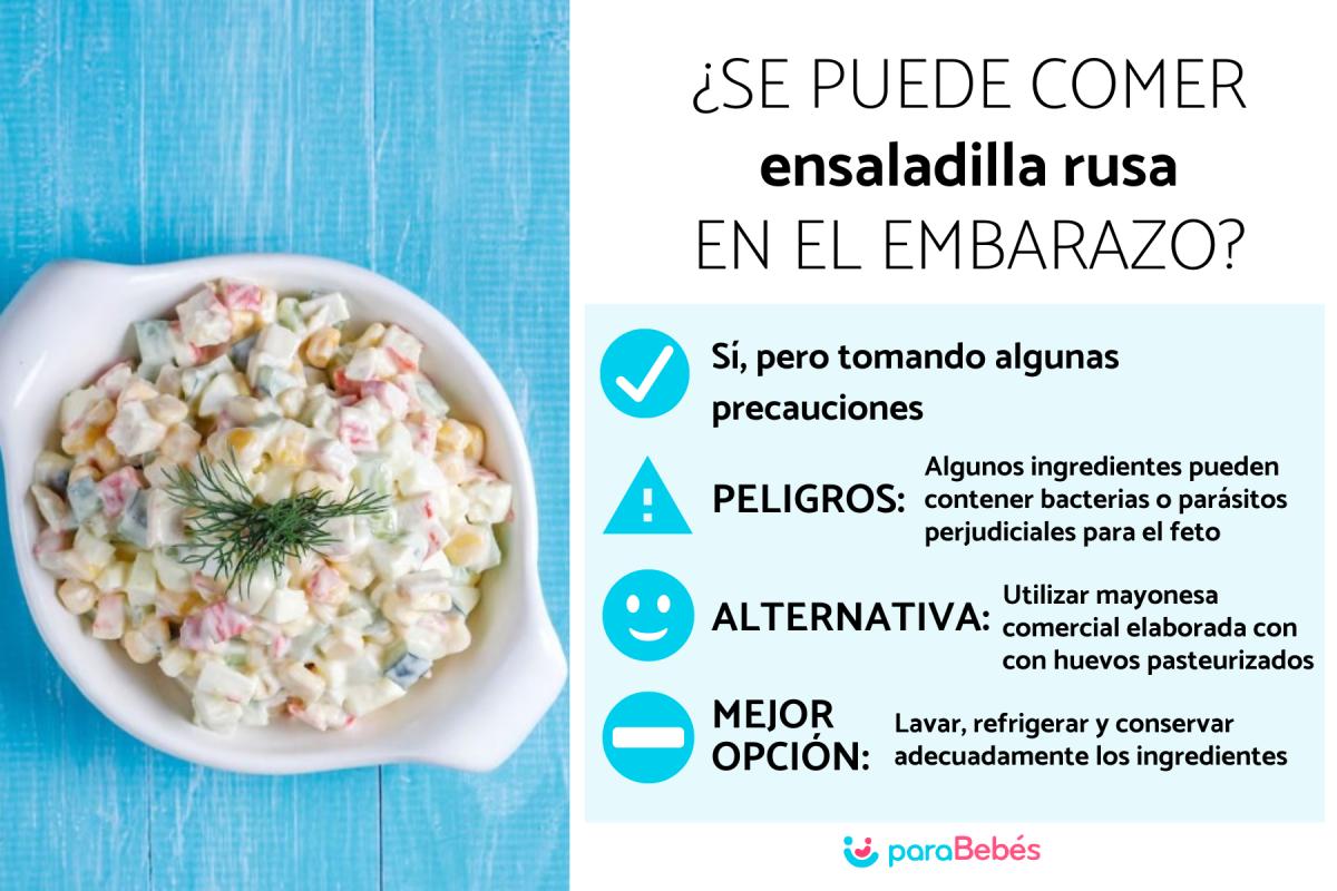 ¿Se puede comer ensaladilla en el embarazo?