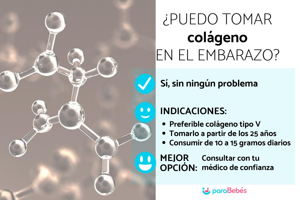 ¿Se puede tomar colágeno en el embarazo?
